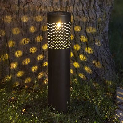 Aluminium solar prikspots zwart, Adela, 0,064W, 3000K LED, IP44