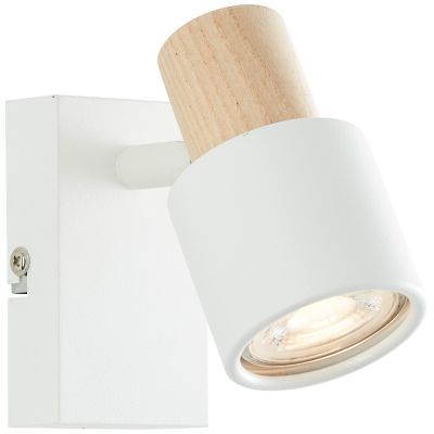 Moderne wandspot wit, Soscha
