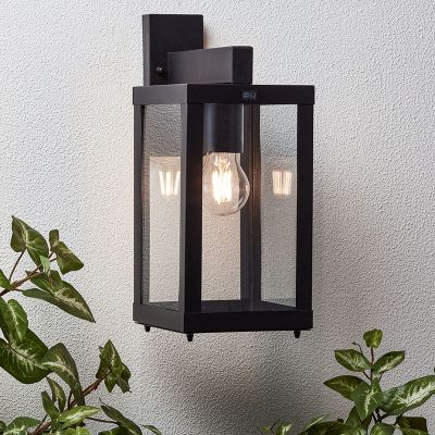 Industriële buitenlamp zwart, Jaeva, IP44