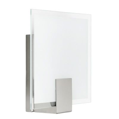 Glazen wandlamp chroom, Bridget