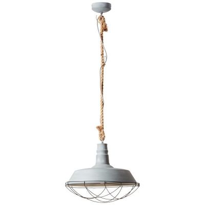 Industriële, Brocante Hanglamp Jeysmell - Beton Grijs