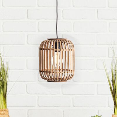 Industriële hanglamp Brain, bruin