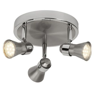 Metalen plafondspot chroom, Roel, 7W, 3000K LED