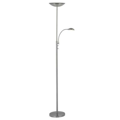 Moderne staande lamp Elina, Mat chroom