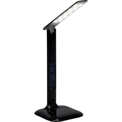 Moderne bureaulamp zwart, Naila, 5W, warm tot koud wit verstelbare LED, met touchdimmer