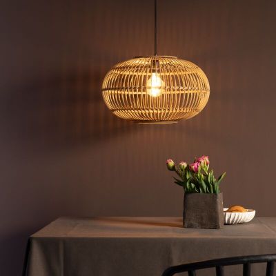 Rotan hanglamp bruin, Sevim
