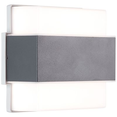 Moderne buitenlamp Birol, Metaal, 7w neutraal wit LED