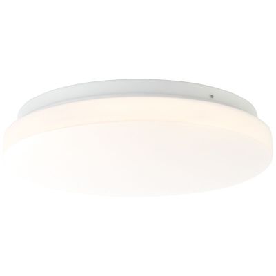 Kunststof plafonnière wit, Julie, 12W, 3000K LED