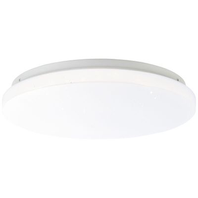 Witte plafonniere Julie, metaal, 18W neutraal wit LED