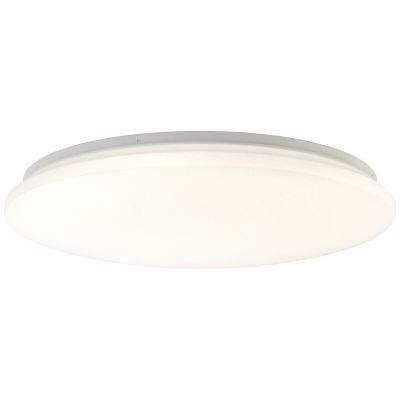 Witte plafonniere Julie, metaal, 36W LED met instelbare lichtkleur en afstandsbediening