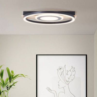 Design plafonnière bruin, Konrad, 20W, 3000K LED