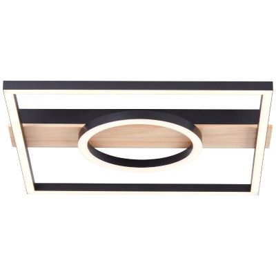 Design plafonnière bruin, Konrad, 20W, 3000K LED
