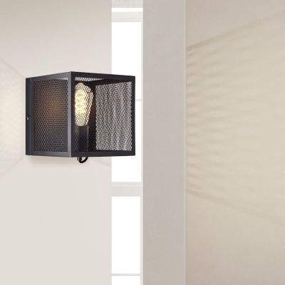 Industriële wandlamp zwart, Esperanza