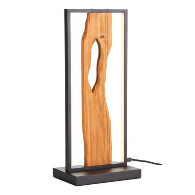 Landelijke tafellamp bruin, Raynor, 10W, 3000K LED, met schakelaar