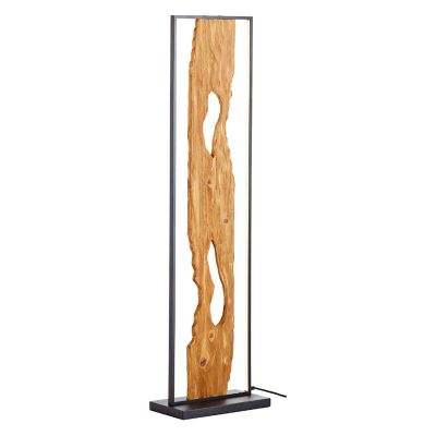 Landelijke vloerlamp bruin, Raynor, 20W, 3000K LED, met schakelaar