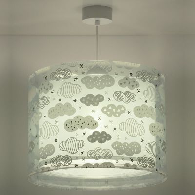 Babykamer hanglamp wolkjes - Groen