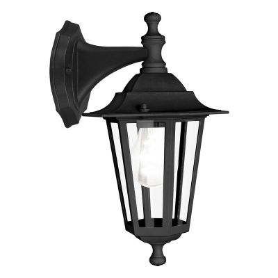 Zwarte klassieke buitenlamp aluminium, Alieke, IP44