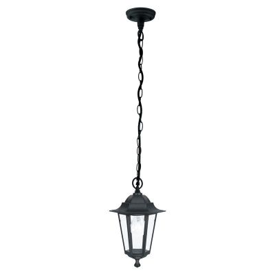 Zwarte klassieke buitenlamp aluminium, Alieke, IP44