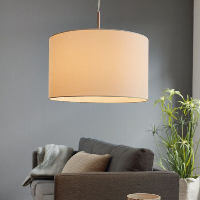 Witte moderne hanglamp stof, Abano