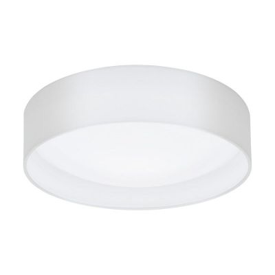 Witte moderne plafonnière stof, Abano, 12W, 3000K LED