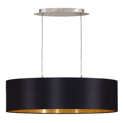 Gouden moderne hanglamp stof, Terme