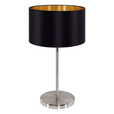 Gouden moderne tafellamp stof, Terme, met schakelaar