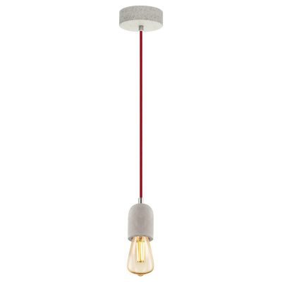 Stalen hanglamp Christel grijs