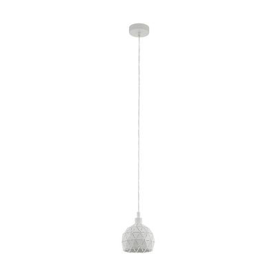 Witte moderne hanglamp staal, Silva