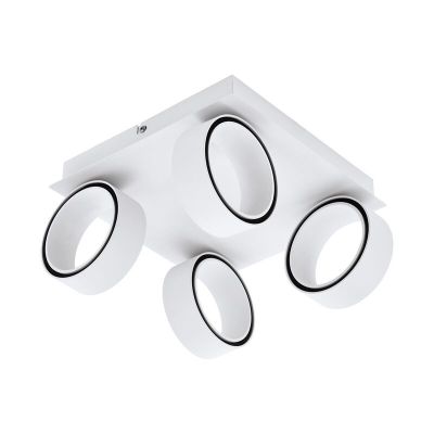 Witte moderne plafondspot, Gabi, aluminium, 5w 3000K (warm wit) LED