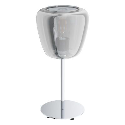 Chromen moderne tafellamp, Gauke, staal