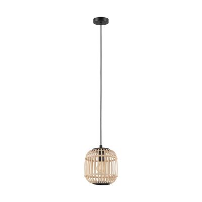 Landelijke hanglamp hout, Ankie