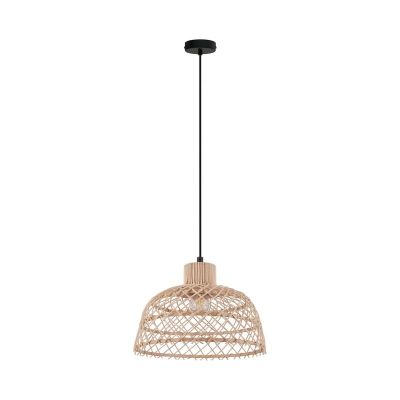 Landelijke hanglamp hout, Alida