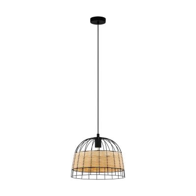 Rotan hanglamp bruin, Guillaume