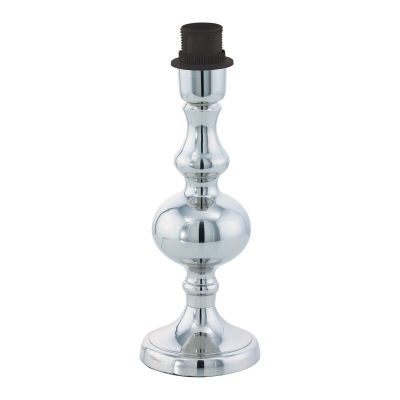 Chromen design tafellamp zonder kap staal, Mason, met schakelaar