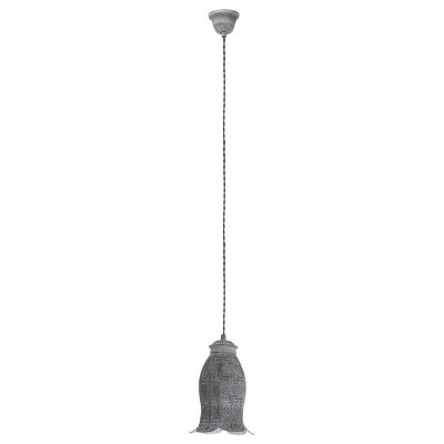 Grijze oosterse hanglamp staal, Abdelrahman