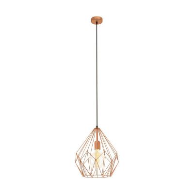 Koperen industriële hanglamp metaal, Acri