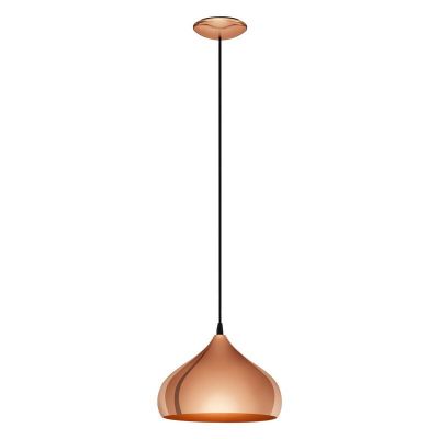 Koperen retro hanglamp metaal, Ancone