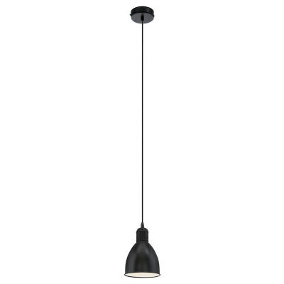 Zwarte industriële hanglamp metaal, Lavinio