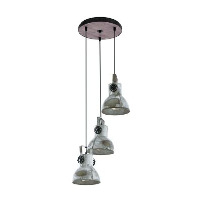 Houten hanglamp bruin, Angelina