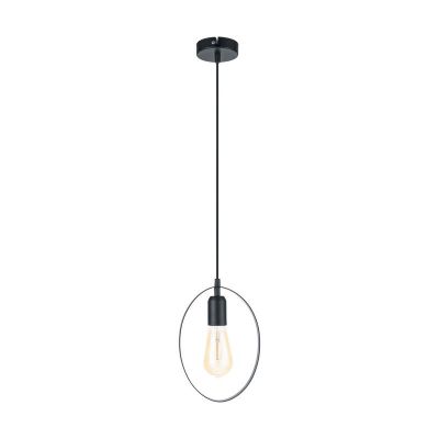 Zwarte retro hanglamp metaal, Aida