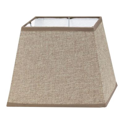 Landelijke lampenkap Noah Textiel Lichtbruin