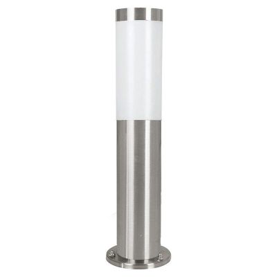 Zilveren buitenlamp kunststof, Carlein, IP44