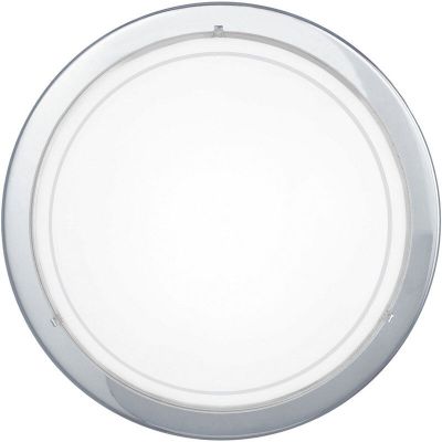 Chromen plafonnière glas, Agena