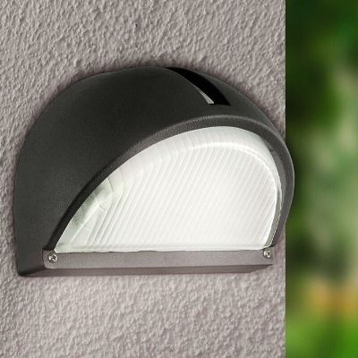 Zwarte buitenlamp aluminium, Gemma, IP44