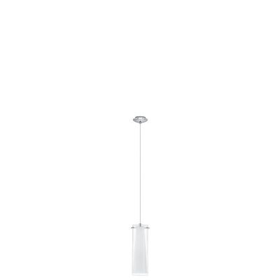 Chromen moderne hanglamp glas, Barceno