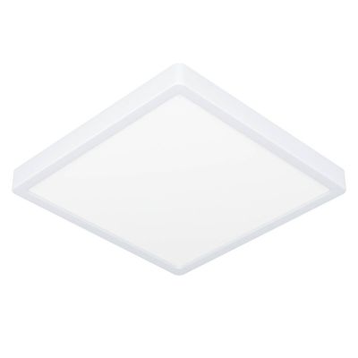 Witte plafonnière kunststof, Geraldo, 20,5W, 3000K LED
