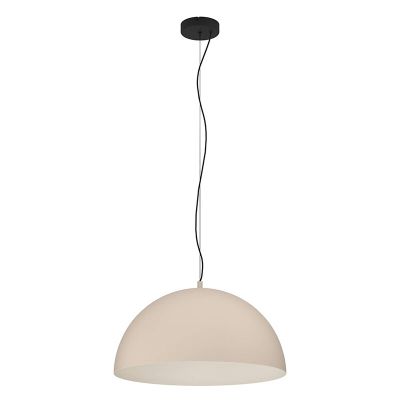 Beige koepellamp staal, Geneva