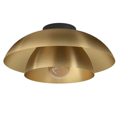 Gouden moderne plafondlamp staal, Chuck
