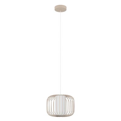 Beige industriële hanglamp aluminium, Safira