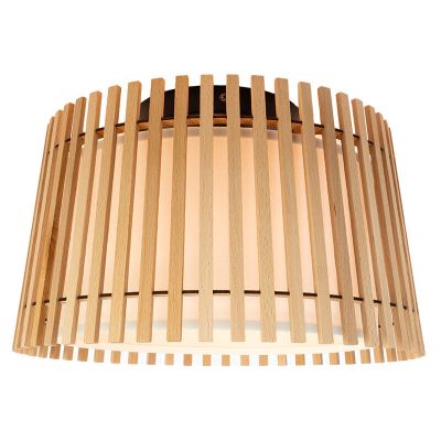 Landelijke plafondlamp hout, Farah